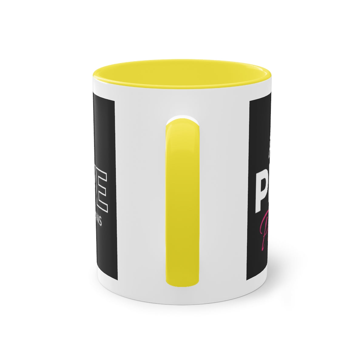 "A Shift in Perspective" Two-Tone Coffee Mug, 11oz