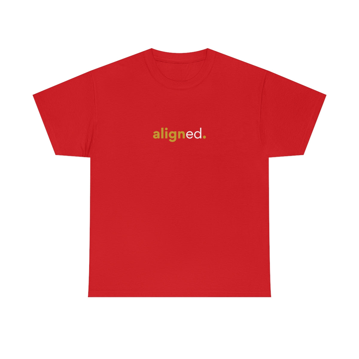 "aligned" Unisex Heavy Cotton Tee