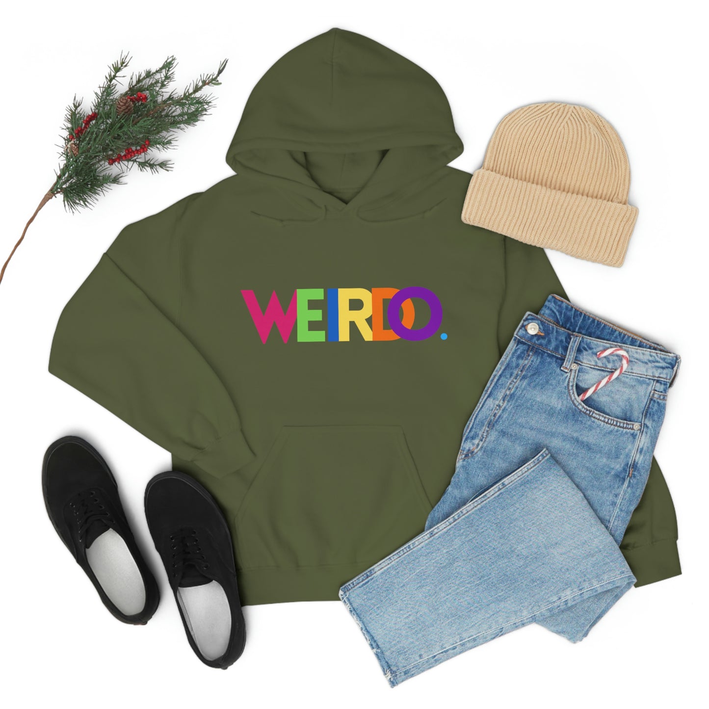 "Weirdo" Unisex Heavy Blend™ Hooded Sweatshirt