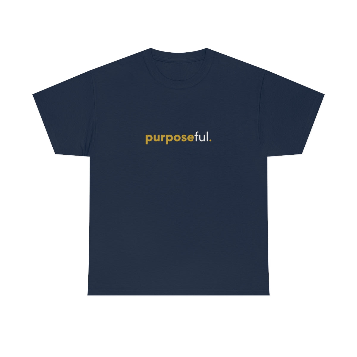 "purposeful" Unisex Heavy Cotton Tee