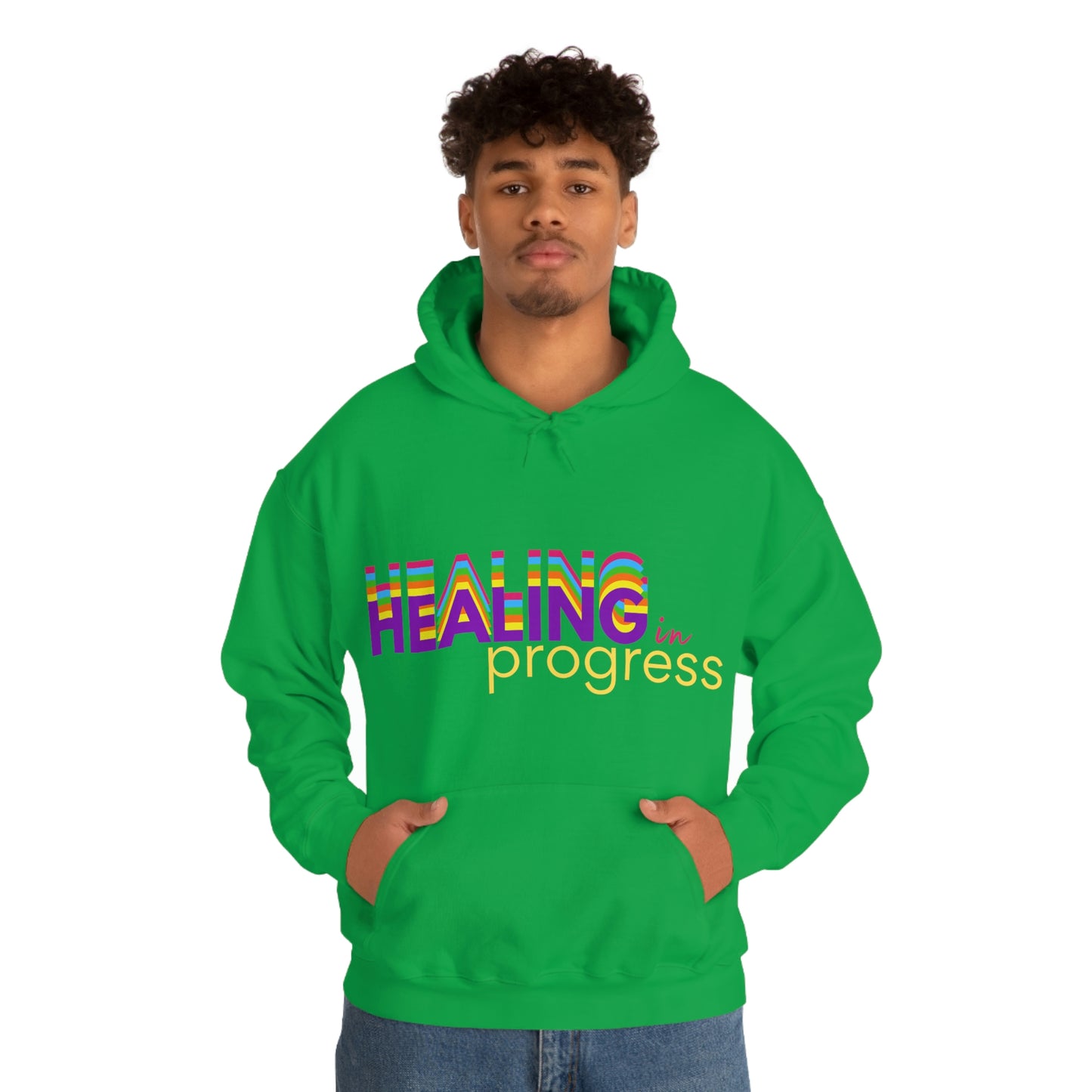 "Healing in Progress" Unisex Heavy Blend™ Hooded Sweatshirt