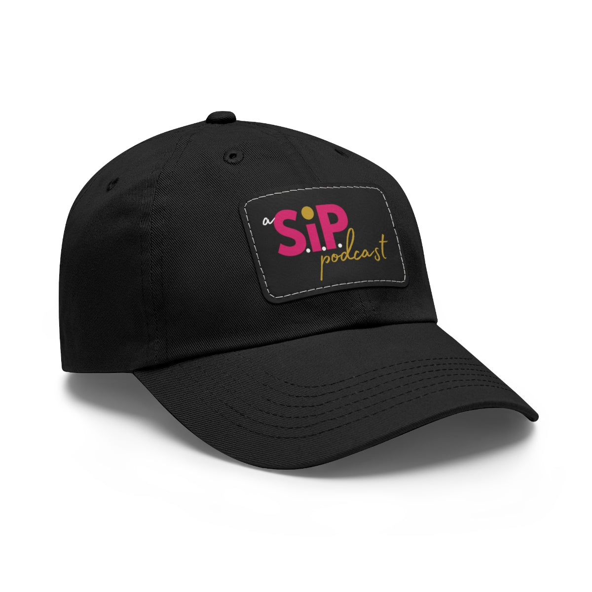 "A Shift in Perspective" Podcast Hat with Leather Patch