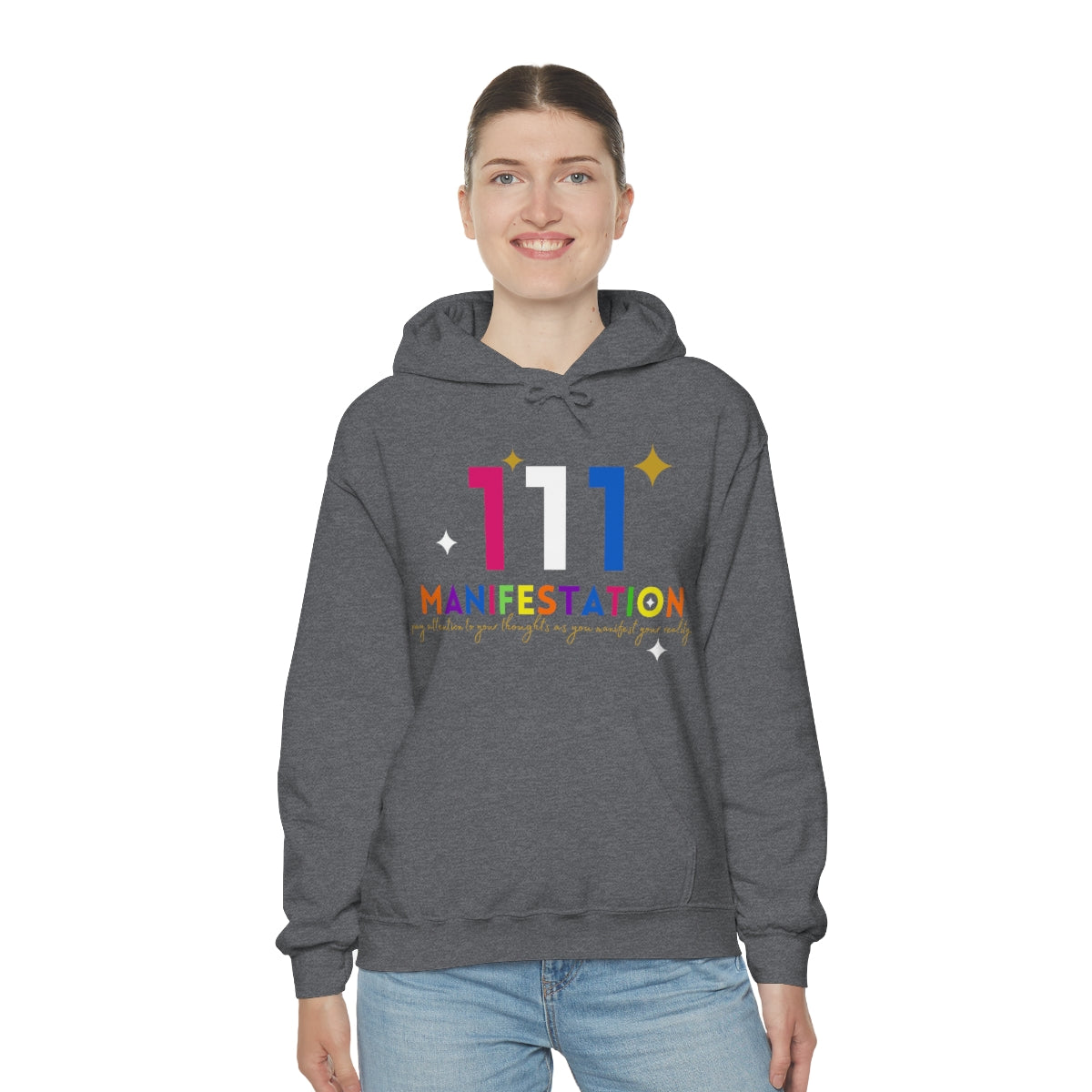 "111" Unisex Heavy Blend™ Hooded Sweatshirt