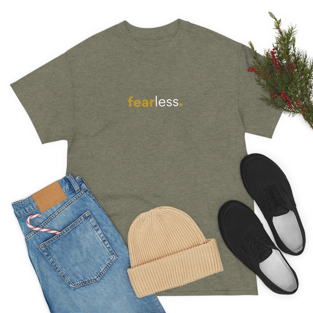 "fearless" Unisex Heavy Cotton Tee