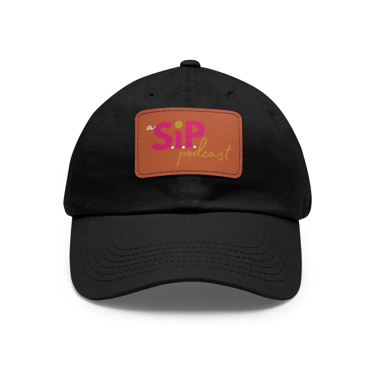 "A Shift in Perspective" Podcast Hat with Leather Patch