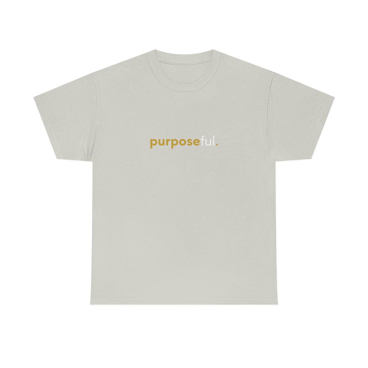 "purposeful" Unisex Heavy Cotton Tee