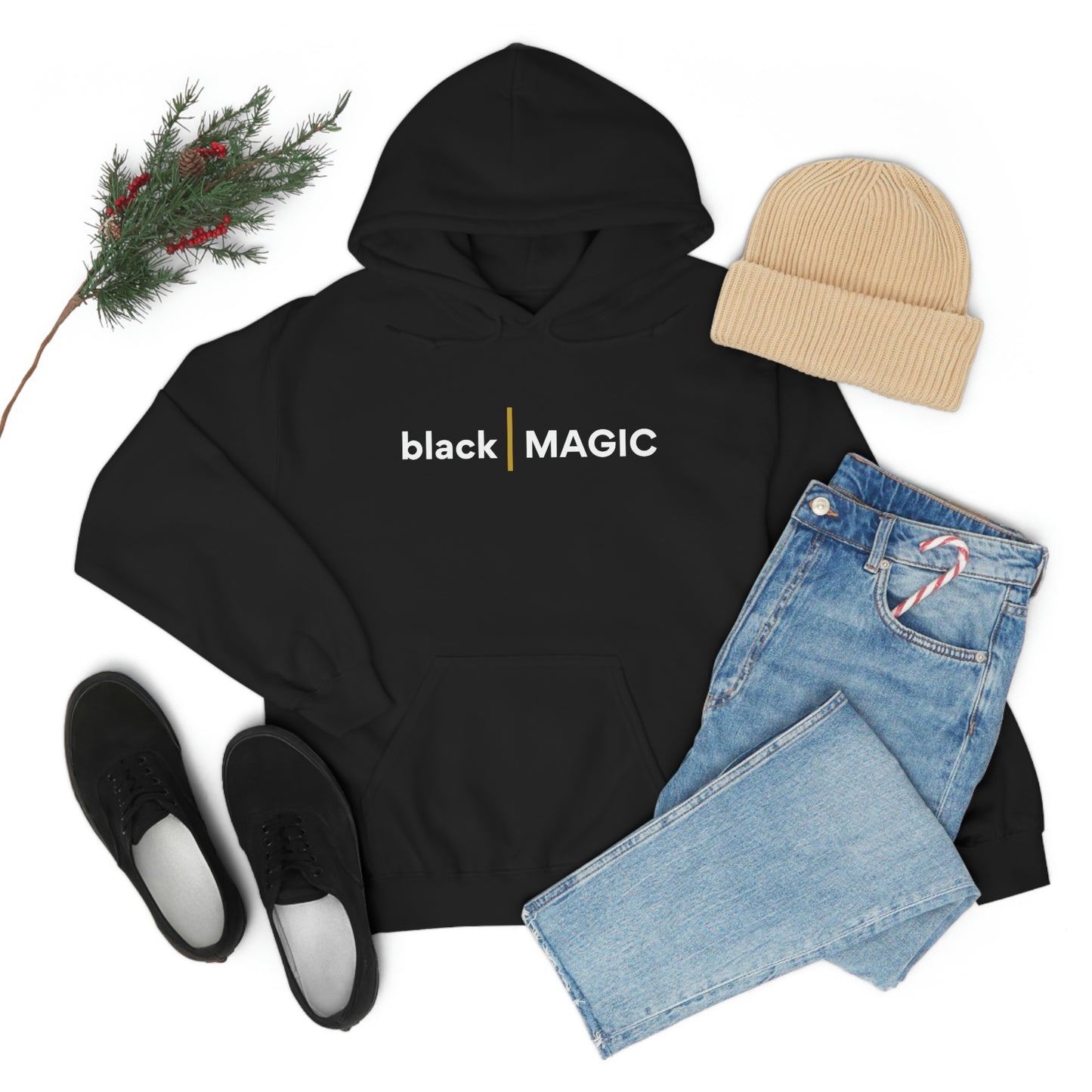 "blackMAGIC" Unisex Heavy Blend™ Hooded Sweatshirt