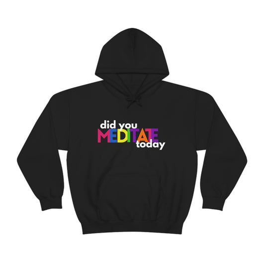 "Did you Meditate today" Unisex Heavy Blend™ Hooded Sweatshirt