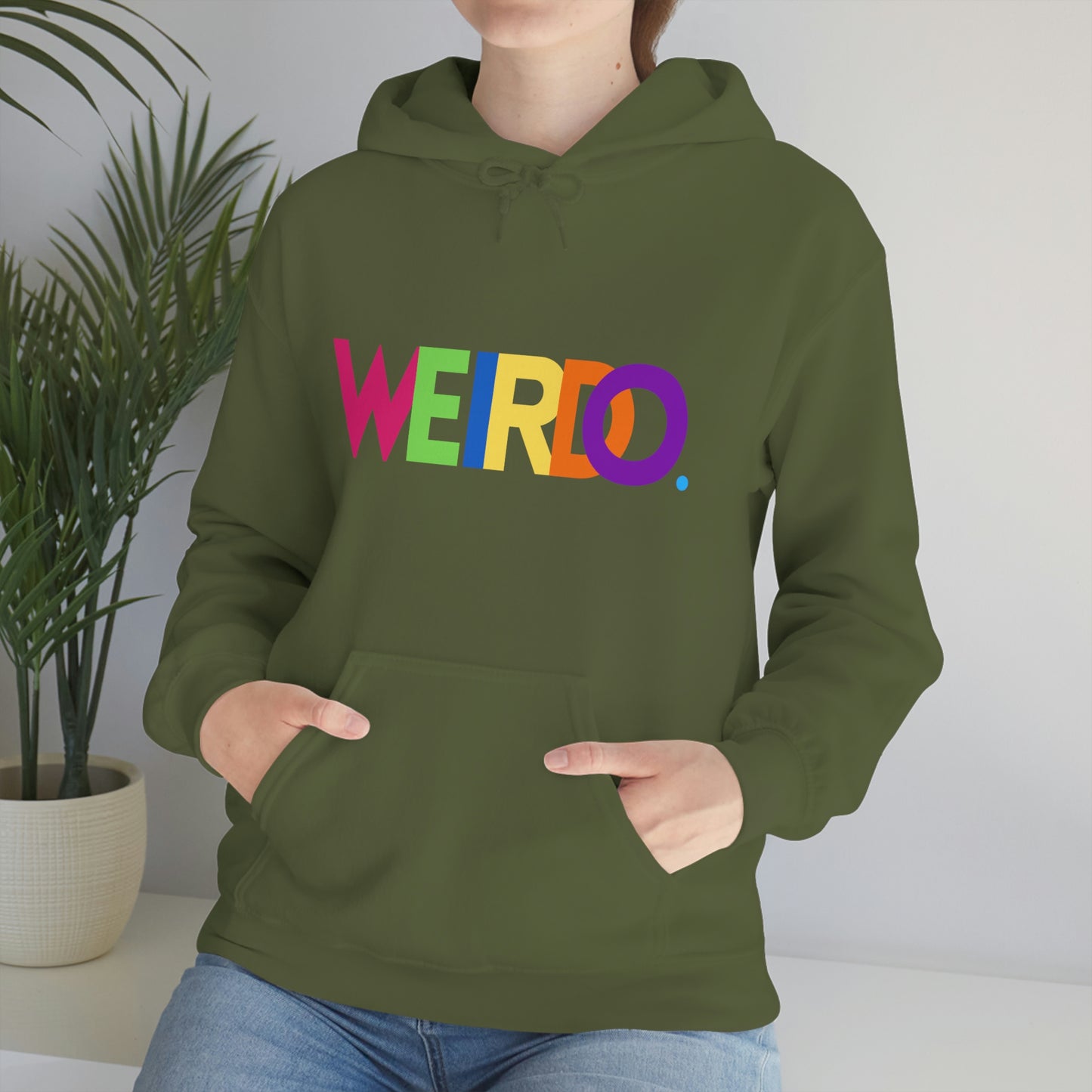 "Weirdo" Unisex Heavy Blend™ Hooded Sweatshirt